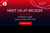 Η Telmaco στην IBC 2025 για 26η συνεχή χρονιά!